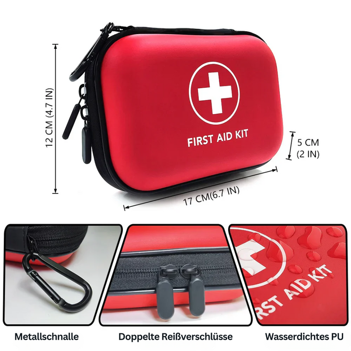 Kit de primeros auxilios de 91 piezas – SafeKit Pro