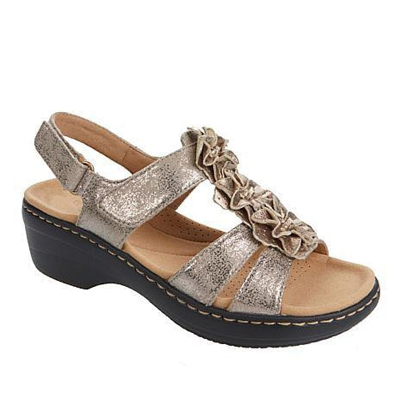 Retro Sommer-Sandalen für Damen – Aurelia