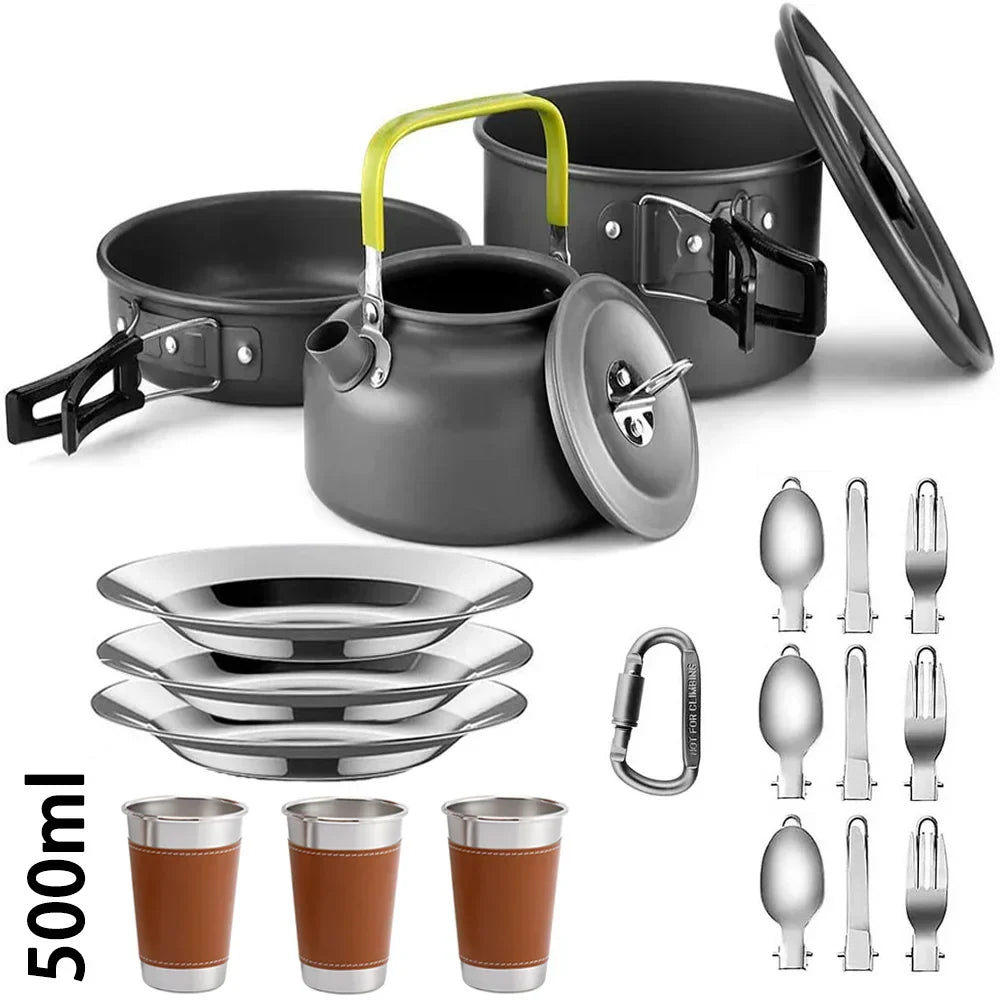 Tragbares Outdoor-Kochset - CampEase