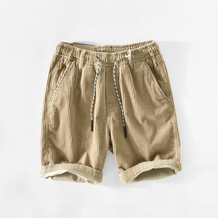 Retro-cordshorts til herrer med behageligt snit – Raul