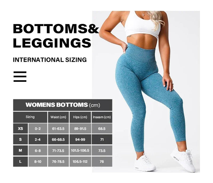 Seamless yoga leggings with stretch waistband & perfect fit – Freya