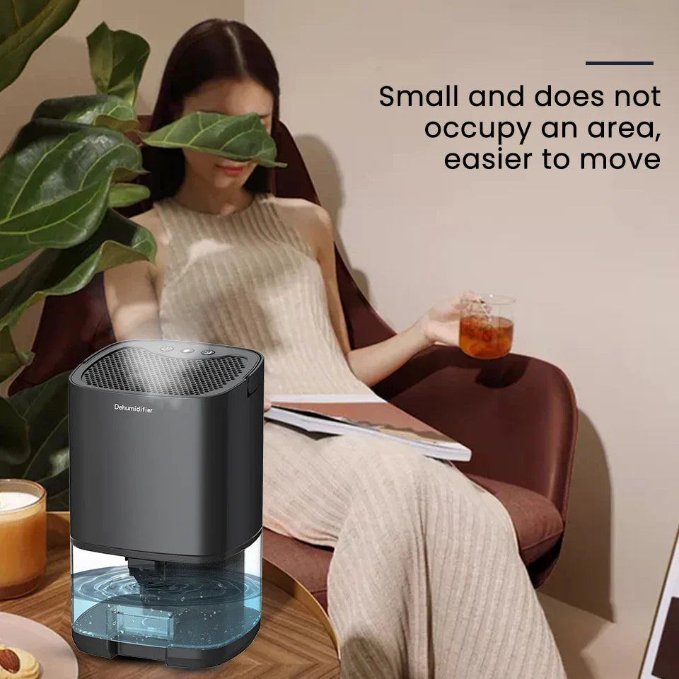 1000ml Portable 2-in-1 Dehumidifier with Air Filter and Night Light – Aveline