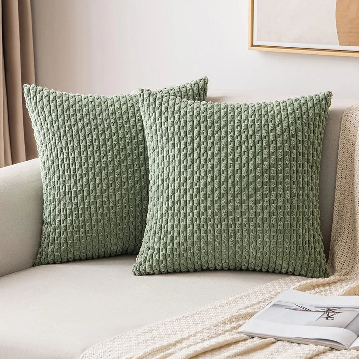 Corduroy Pillow Covers in Boho Style – Velvia