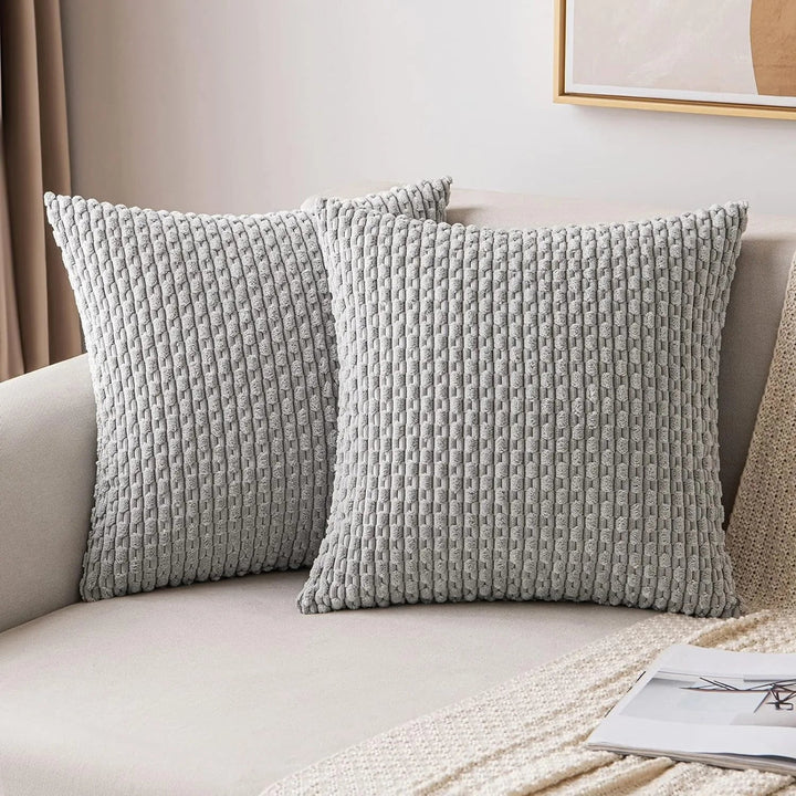 Corduroy Pillow Covers in Boho Style – Velvia
