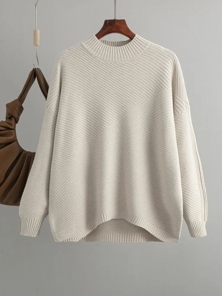 Women's Sweater | Classic Plain Knitted Casual Versatile Stylish Comfortable