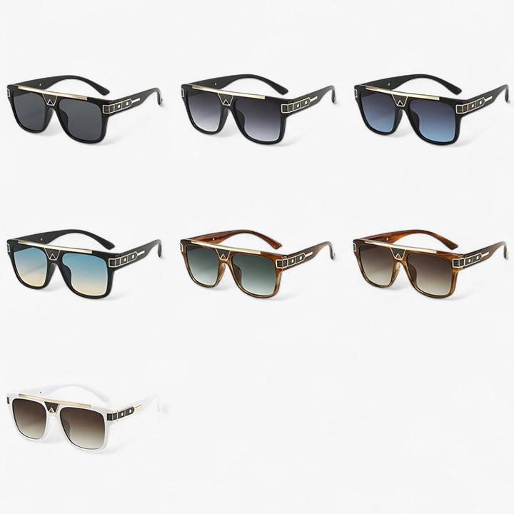Gafas de sol vintage de piloto con lentes espejadas – Aerion
