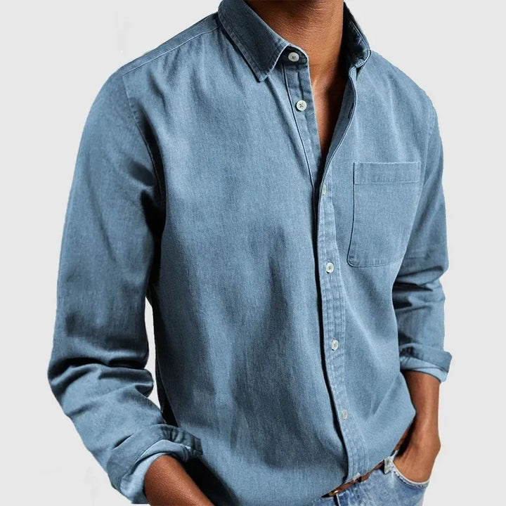 Loose men's casual shirt with modern cut – Henrik