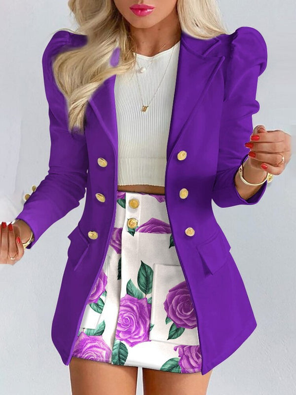 Blazer Skirt Set Women – Stylish & Combinable – Thalia
