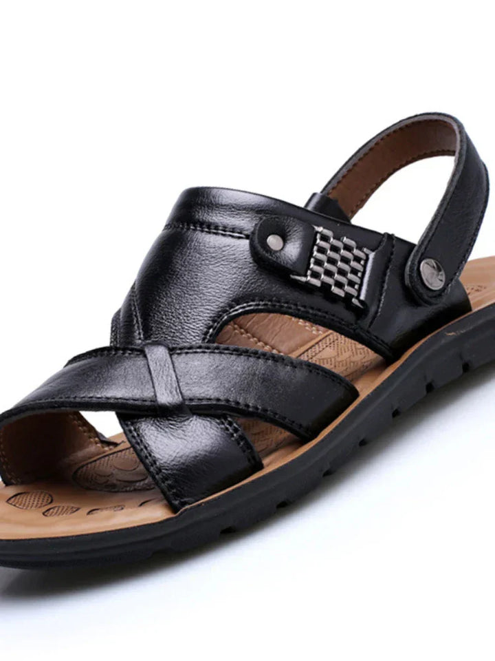 Durable & Breathable Leather Sandals for Men – Tiberius