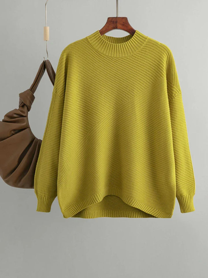 Women's Sweater | Classic Plain Knitted Casual Versatile Stylish Comfortable
