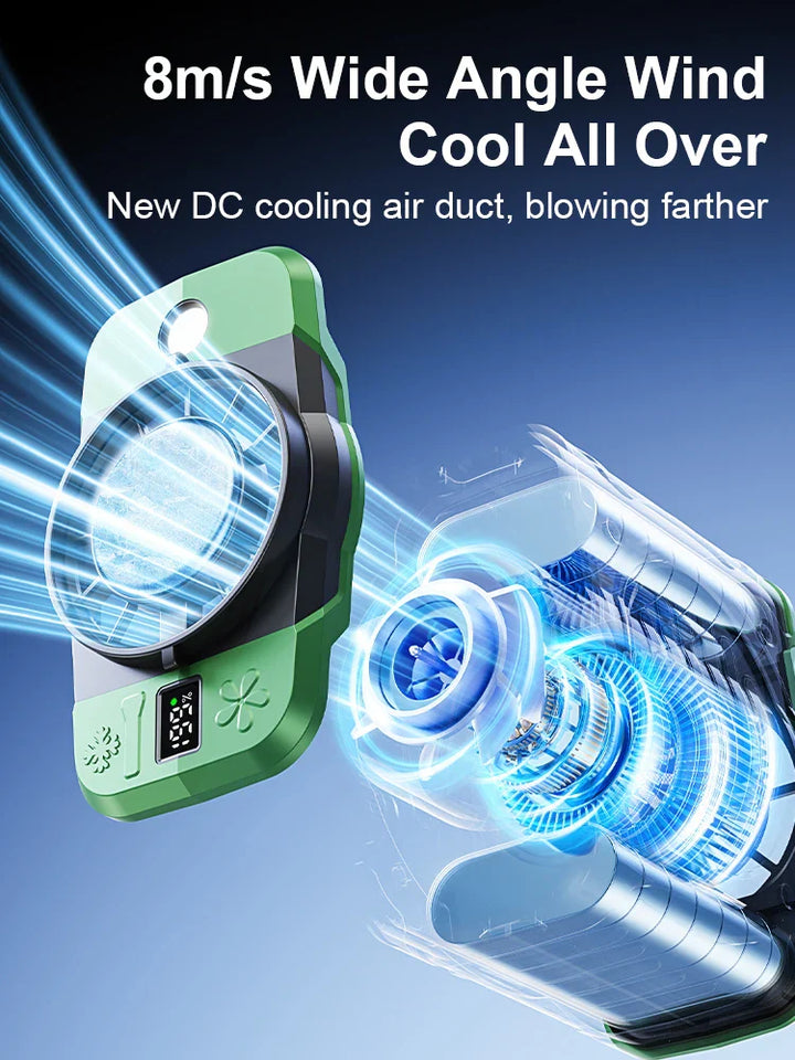 8000mAh Hip Clip Fan with Cooling and 199 Speed Levels – ChillMate