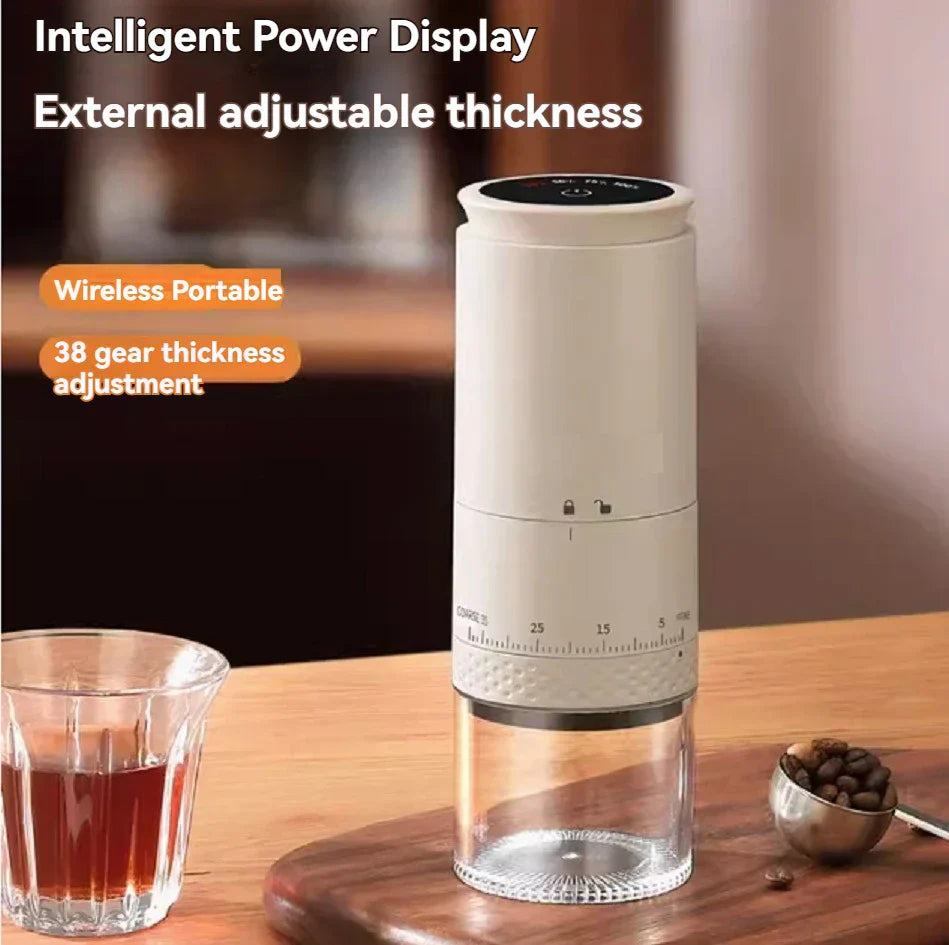 Bærbar elektrisk kaffekvern - BeanBuddy