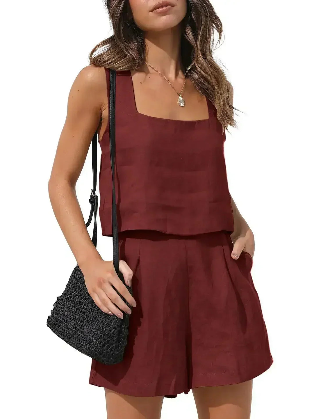 To-delt sommeroutfit med stil – Emilia