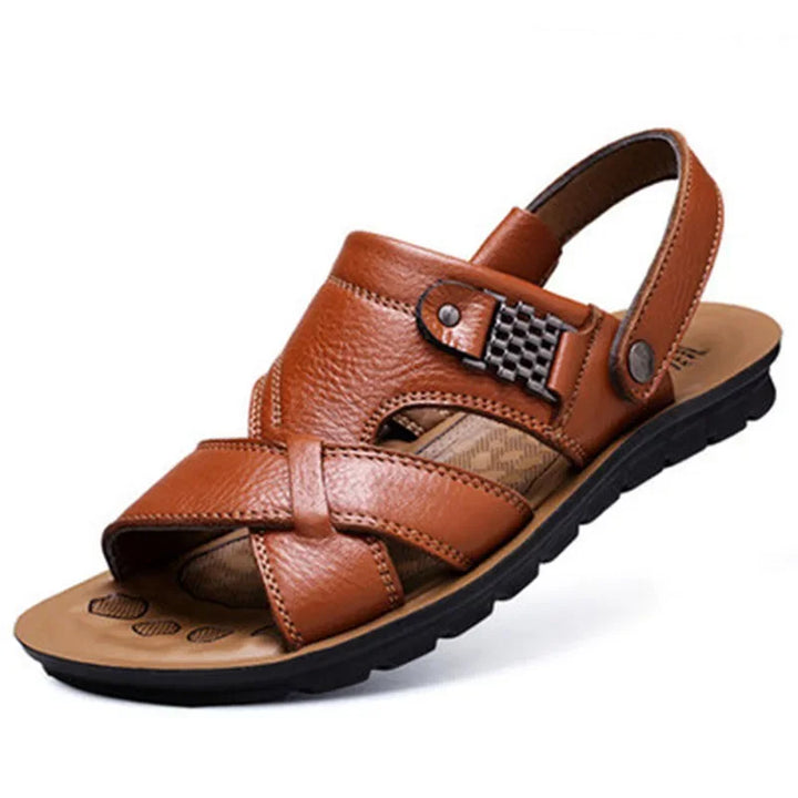 Durable & Breathable Leather Sandals for Men – Tiberius