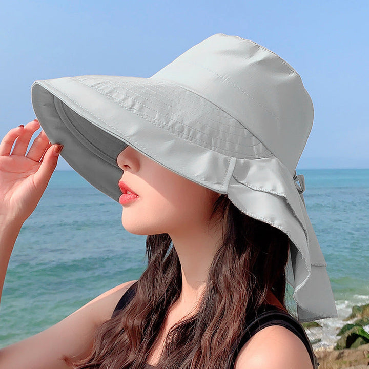 Women's sun hat with wide brim and UV protection – Celeste