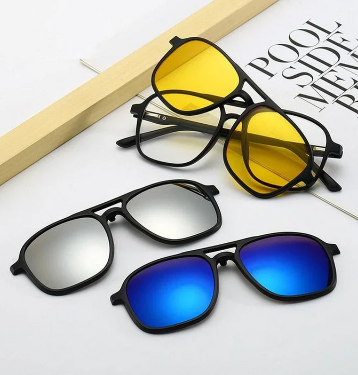 FlexView 6-in-1 | Sunglasses with Interchangeable Lenses (Buy 1 Get 1 Free Promotion)