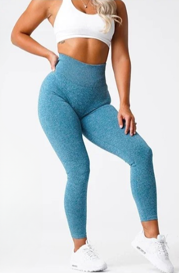 Seamless yoga leggings with stretch waistband & perfect fit – Freya