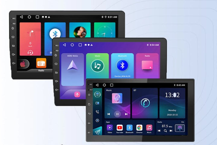 Universal Android Car Radio with Touchscreen, GPS, and Wireless CarPlay
