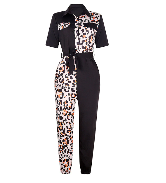 Trendy retro-jumpsuit med knappeliste – Velia