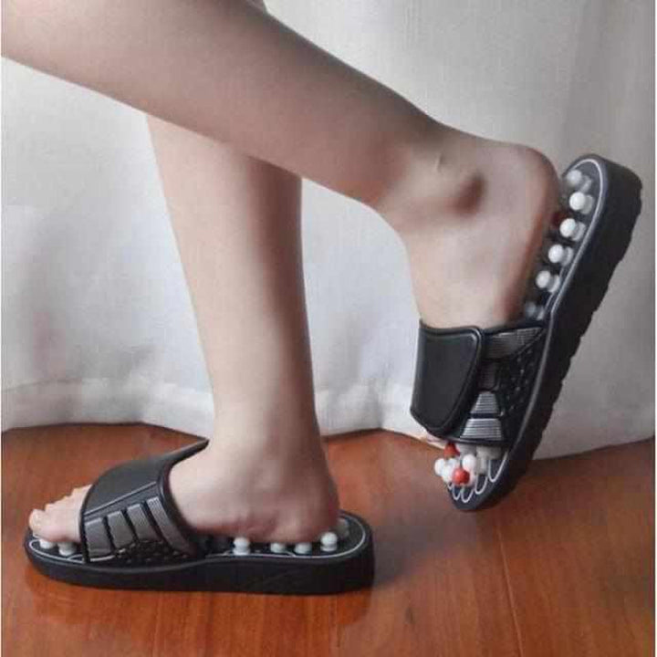 Avslappende akupressur-tøfler – ReFlexSlippers