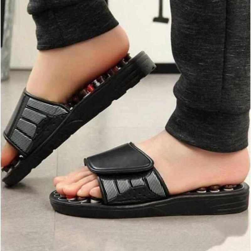 Avslappende akupressur-tøfler – ReFlexSlippers