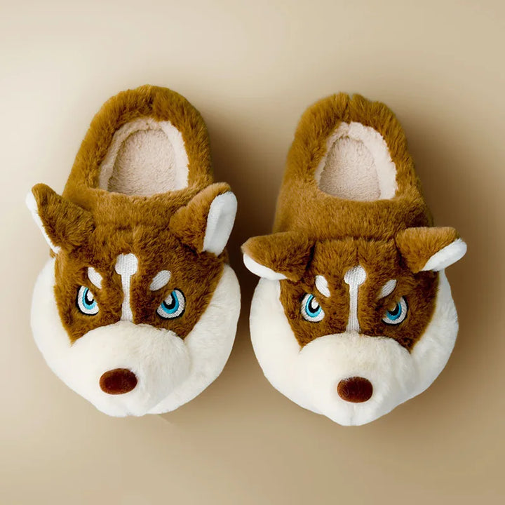 Zapatillas de casa dulces para mujer Husky – Novi