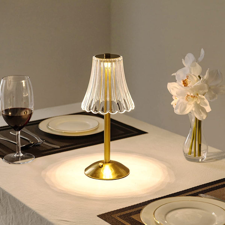 LED Retro Bordlampe USB Oppladbar - BrillianceGlow