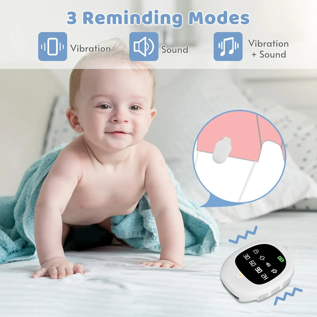 Alarma inalámbrica para cama mojada con modos ajustables para el entrenamiento para ir al baño – Liora