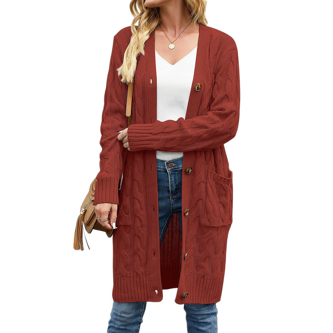 Women's knit cardigan with pockets – Noelle