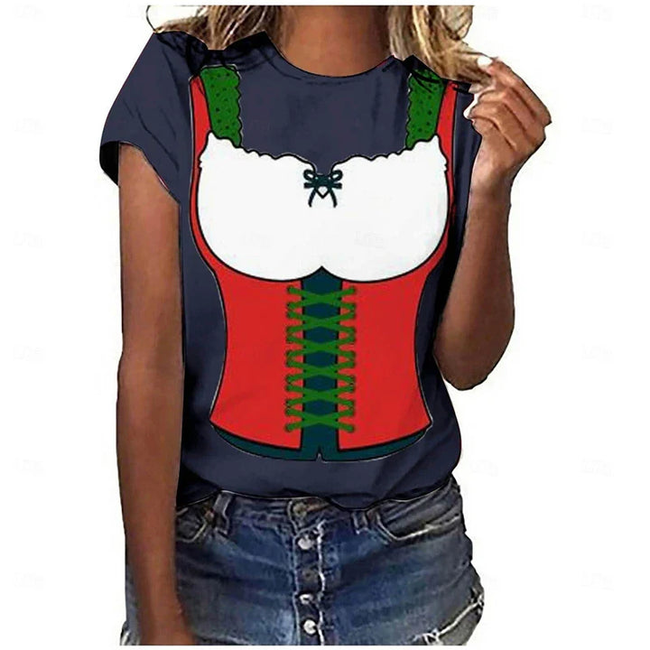 T-shirt in a dirndl look – DirndlShirt Oktoberfest 2026