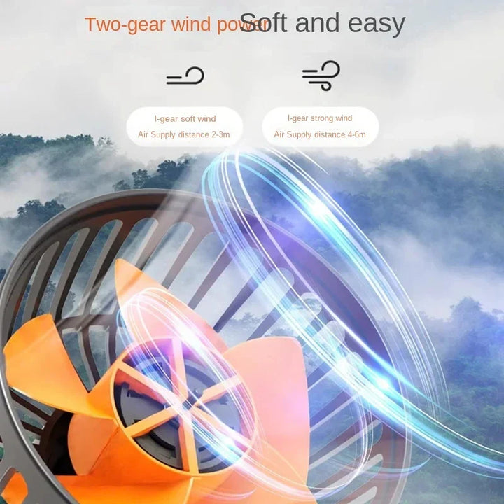 360° justerbar 3-hodet bilvifte USB/12V/24V – AirFlow