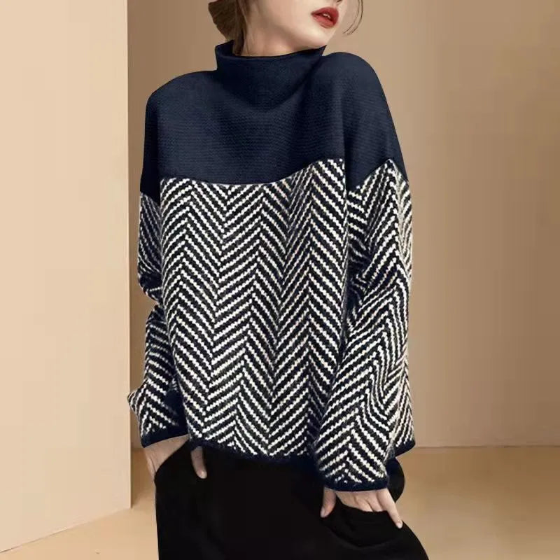 Knitted Women's Sweater – Vintage Charm