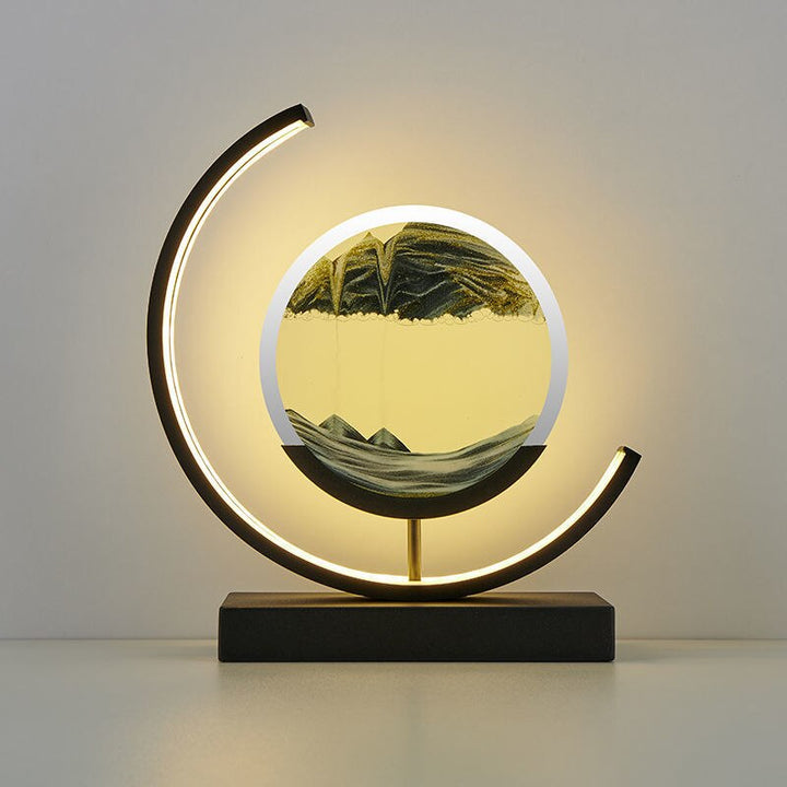 3D Sandskåle Bordlampe - Abyss