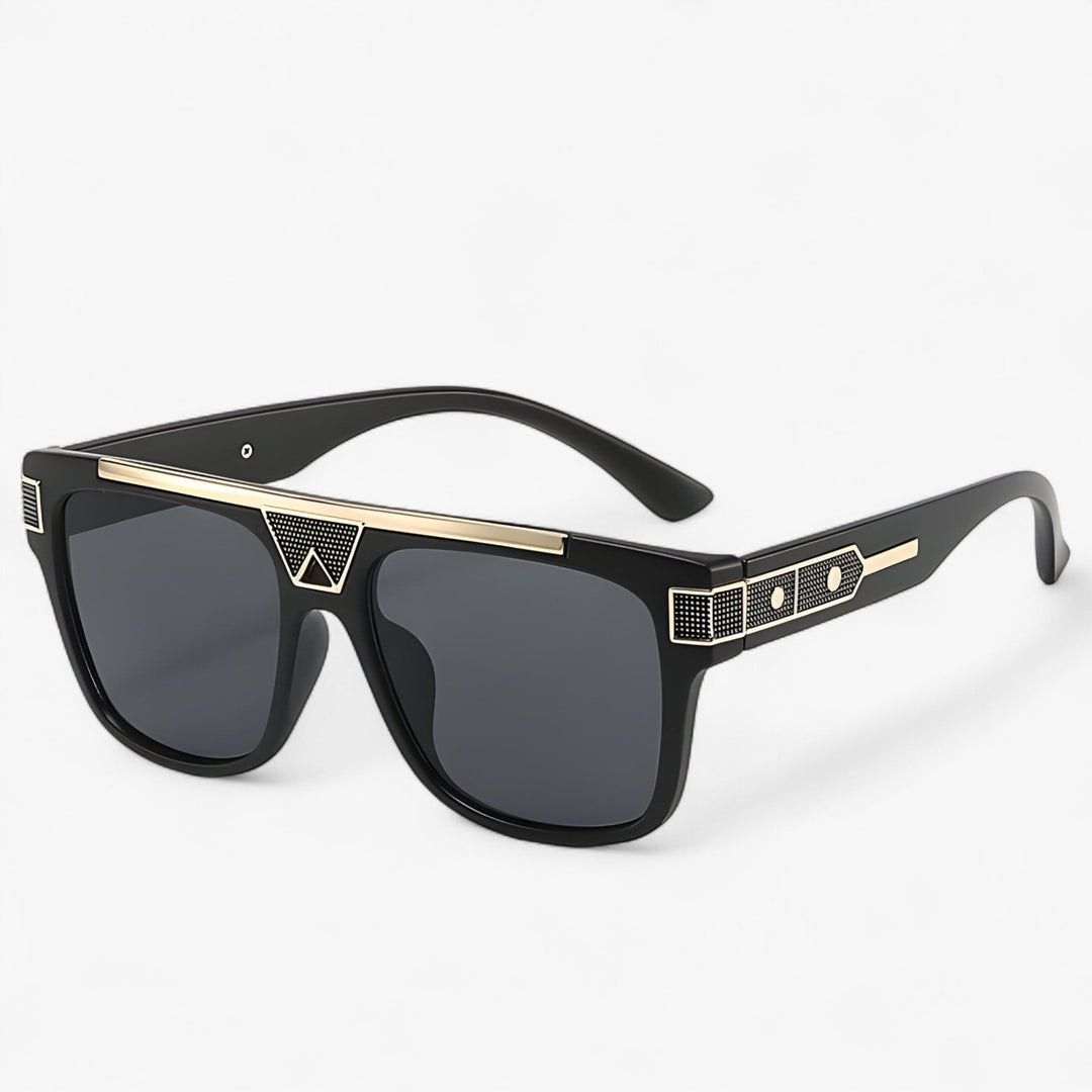 Gafas de sol vintage de piloto con lentes espejadas – Aerion