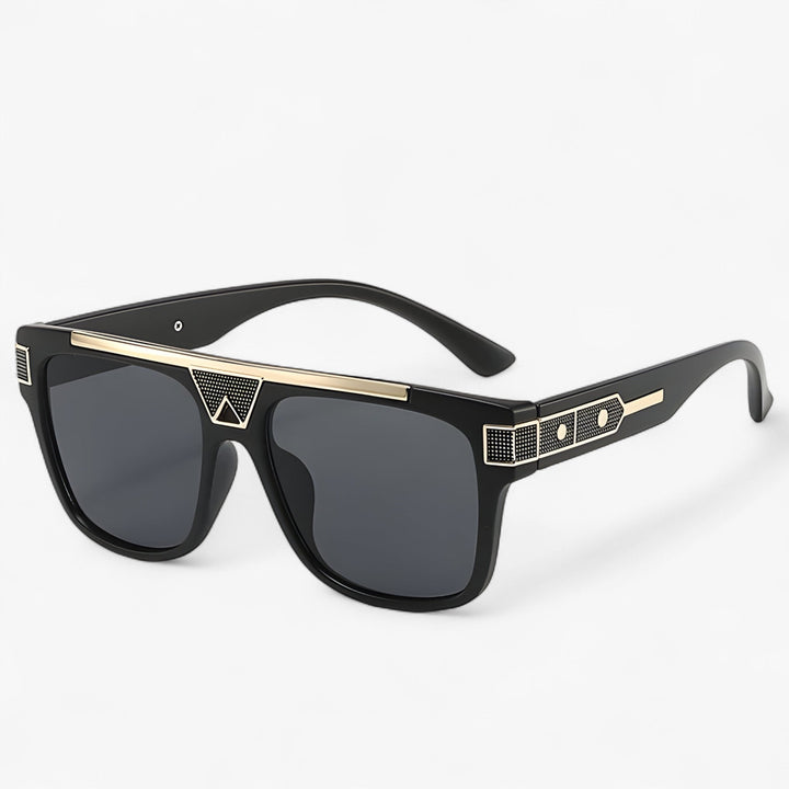 Gafas de sol vintage de piloto con lentes espejadas – Aerion