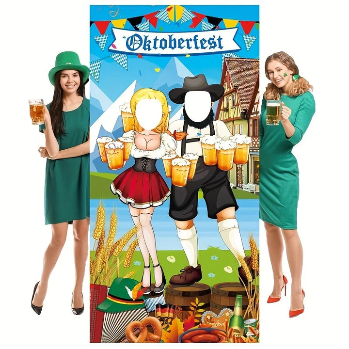 Photo backdrop in Oktoberfest design – Gaudi backdrop Oktoberfest 2026