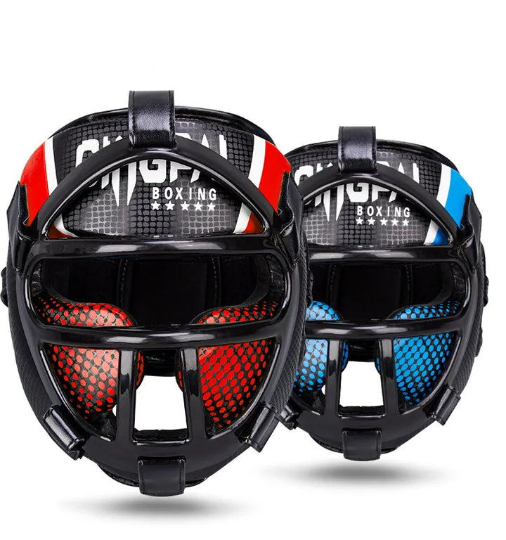 Premium hodebeskyttelse med ansiktsmaske – FightGuard