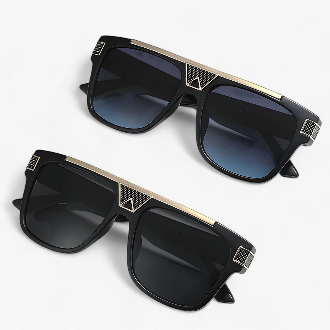 Gafas de sol vintage de piloto con lentes espejadas – Aerion
