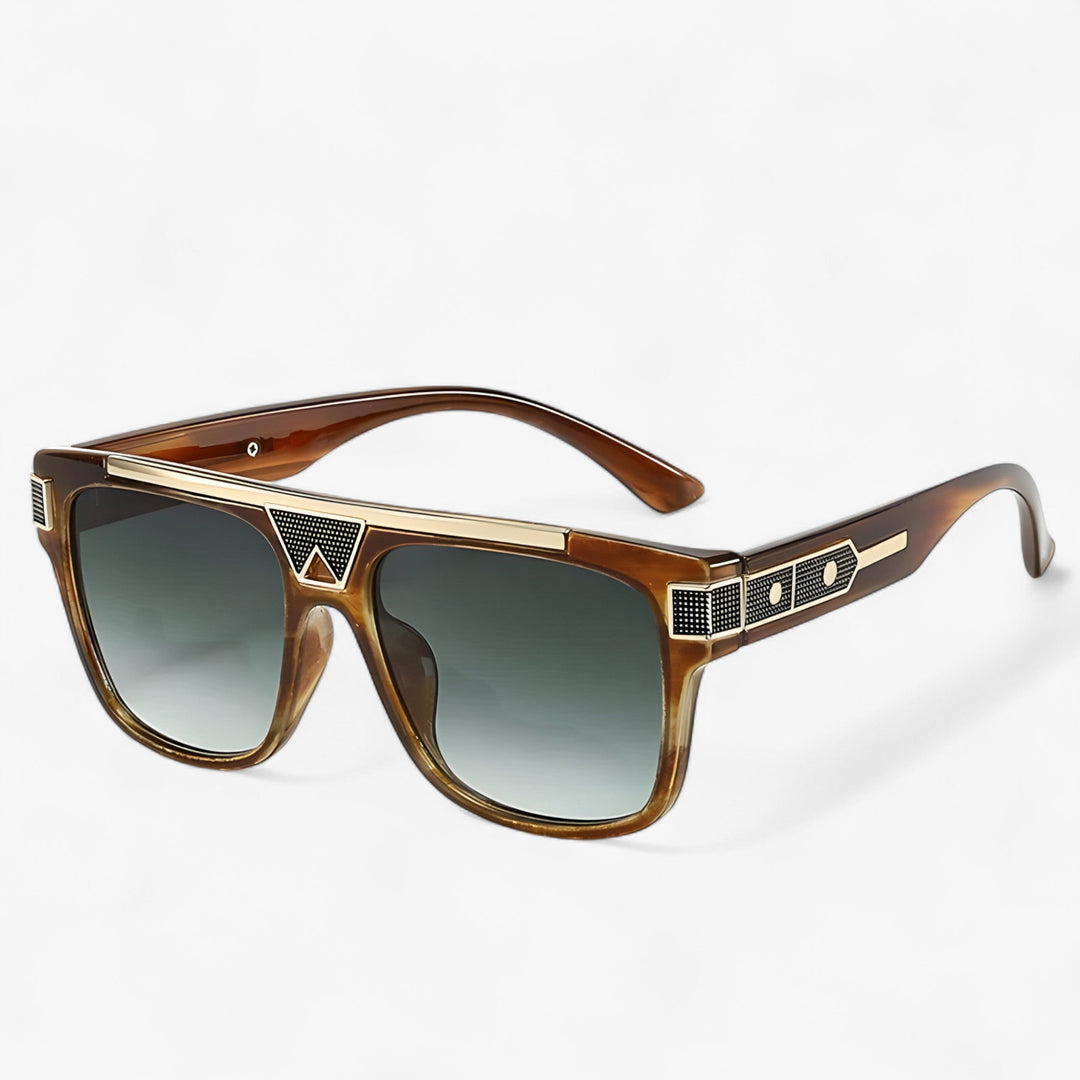 Gafas de sol vintage de piloto con lentes espejadas – Aerion