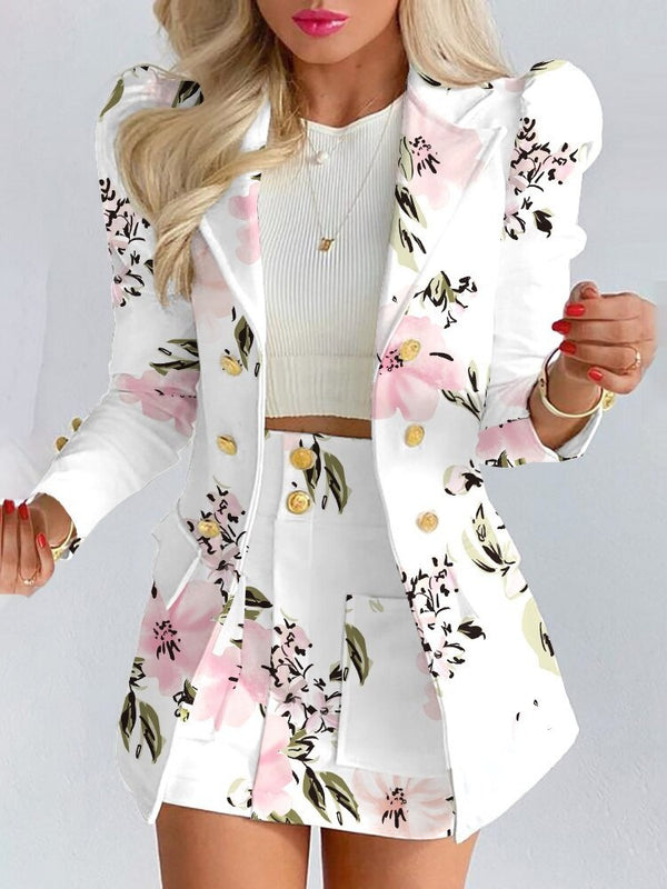 Blazer Skirt Set Women – Stylish & Combinable – Thalia