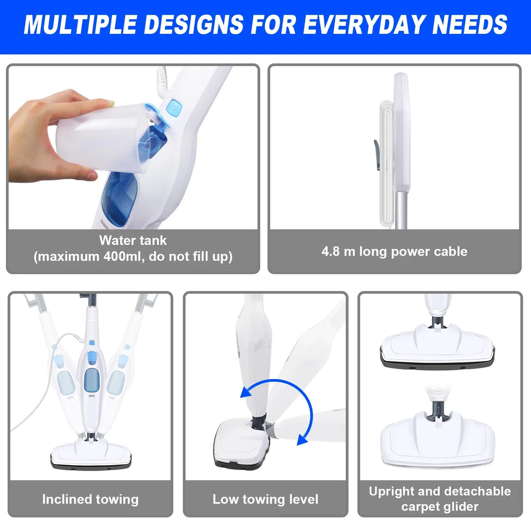 Alsidig 10-i-1 damprenser - JetClean