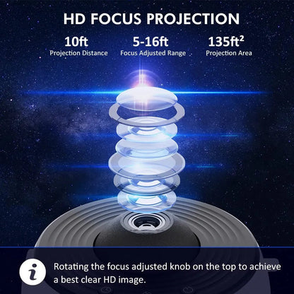 Lámpara nocturna y proyector Galaxy 13 en 1 – Orión