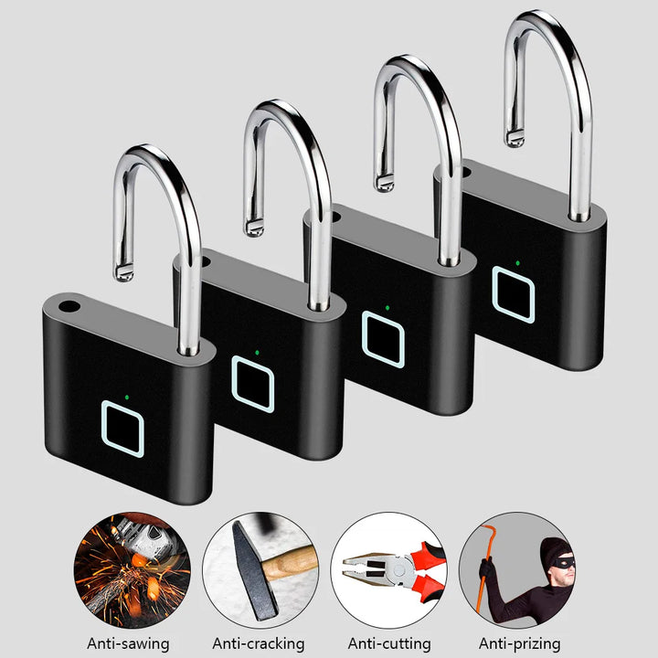 Smart fingeraftryks-låse med USB-opladning og vandtæt design – Titan