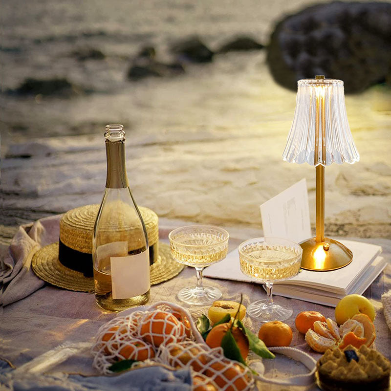 LED Retro Bordlampe USB Oppladbar - BrillianceGlow
