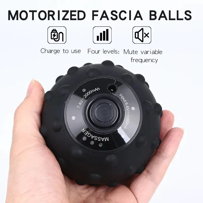 4-Gang Vibration Massage Ball with Heat Treatment and Textured Surface – FlexiRoll