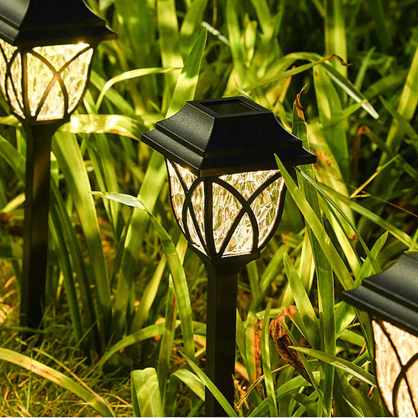Solar garden lighting with natural charm - LunaGlow