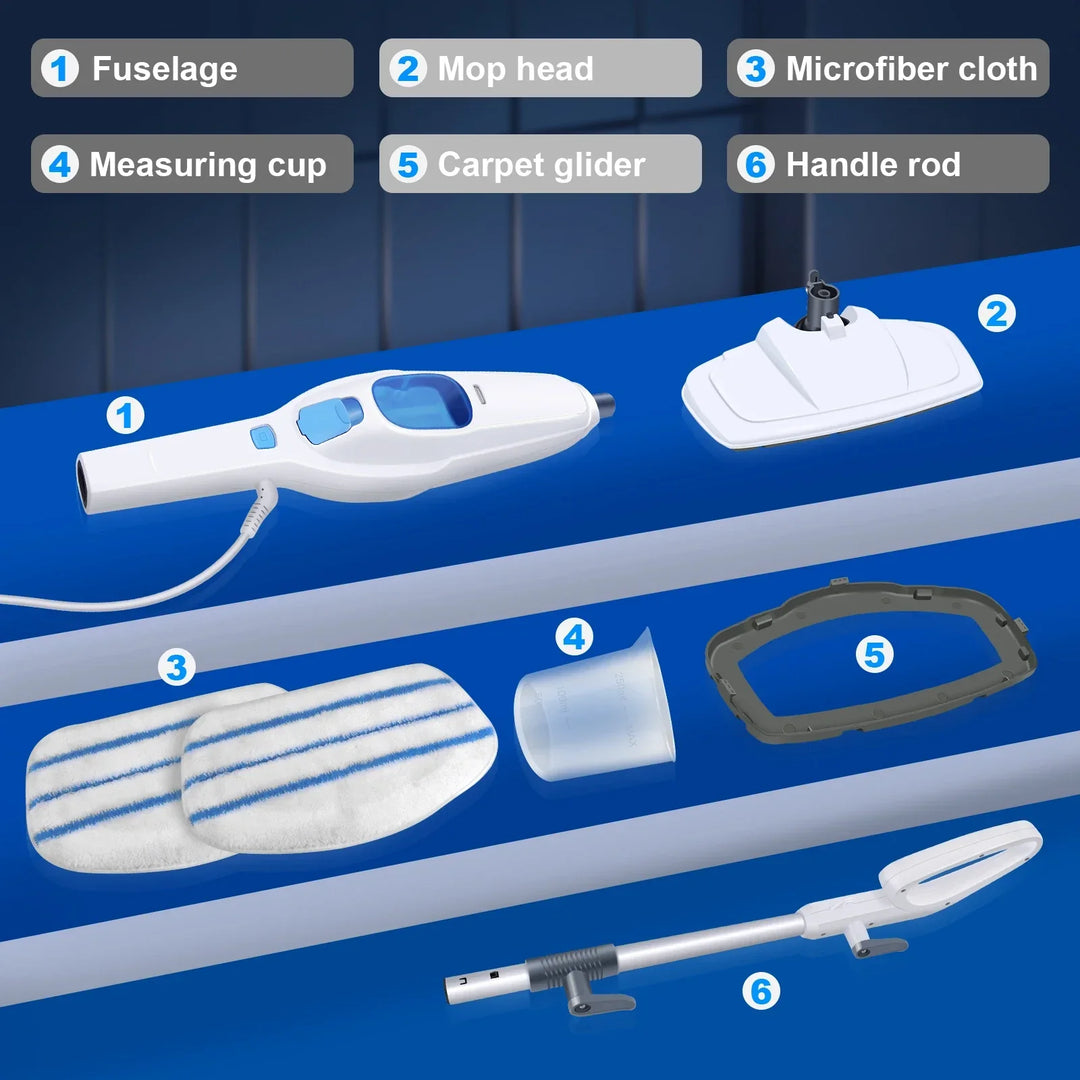 Alsidig 10-i-1 damprenser - JetClean