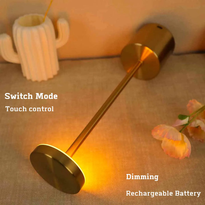 Wireless Metal LED Desk Lamp - LumiMetal