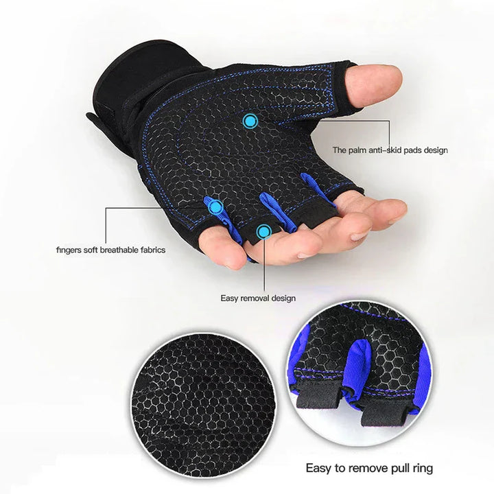 Shockproof & Supportive Fitness Gloves – FitFlex