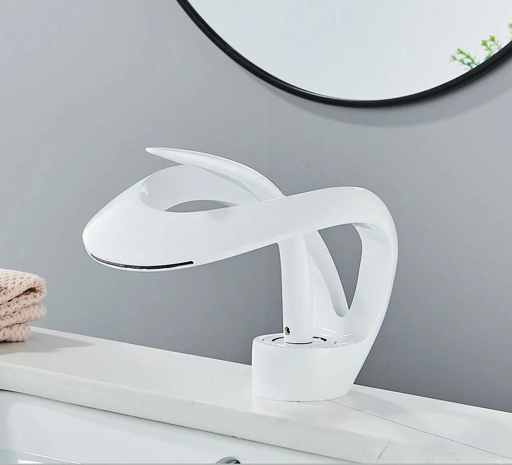 Mixing faucet with waterfall spout - Flowarc